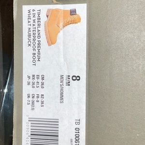 Wheat Timberlands - Men Size 8